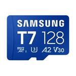 Samsung T7/Micro SDXC/128GB/UHS-I U3 / Class 10/Modrá