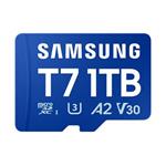 Samsung T7/Micro SDXC/1TB/UHS-I U3 / Class 10/Modrá