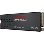 SANDISK Optimus 5100 NVMe 500GB SSD / NVMe M.2 PCIe Gen4 / Interní / M.2 2280