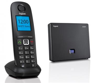 SIEMENS Gigaset A540 IP Black - bezdrátový IP telefon