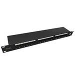 Solarix - 19" patch panel 24 x RJ45 CAT5E STP 1U