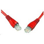 Solarix - patch kabel CAT5E UTP PVC 10m červený snag-proof