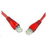 Solarix - patch kabel CAT5E UTP PVC 15m červený snag-proof