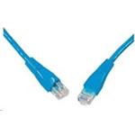 Solarix - patch kabel CAT5E UTP PVC 15m modrý snag-proof