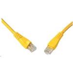 Solarix - patch kabel CAT5E UTP PVC 15m žlutý snag-proof