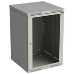 Solarix Rozvaděč nástěnný SENSA 18U 600mm, dveře sklo, RAL 7035, SENSA-18U-66-11-G