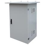 Solarix Rozvaděč termoizolovaný LC-07, 15U 700x400, RAL 7035 s vent. pravá bočnice LC-07-15U-74-25002-0P-G