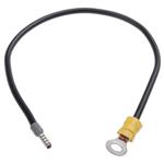 Solarmi propojovací DC kabel, 30cm, očko M8 - dutinka