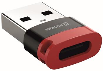 Swissten Nabíjecí Adaptér S Blokací Dat Dataguard USB-A / USB-C Černý