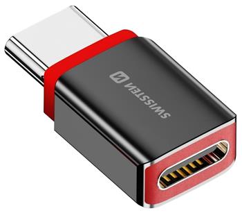 Swissten Nabíjecí Adaptér S Blokací Dat Dataguard USB-C / USB-C Černý