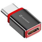 Swissten Nabíjecí Adaptér S Blokací Dat Dataguard USB-C  / USB-C  Černý