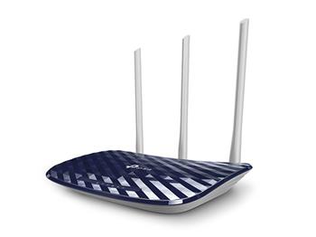 TP-Link Archer C20, Dual Band Wireless Router, 750Mbit/s, 802.11ac/a/b/g/n, 1xWAN, 4xLAN, 1xUSB, 2 fixné antény