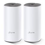 TP-Link Deco E4(2-PACK), AC1200 Whole-Home Mesh Wi-Fi System, Qualcomm CPU, 867Mbps at 5GHz+300Mbps at 2.4GHz, 2 10/100Mbps Port
