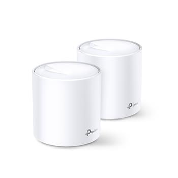 TP-Link Deco X60 (2-pack), AX3000 Whole-Home Mesh Wi-Fi System, Wi-Fi 6, Qualcomm 1GHz Quad-core CPU, 2402Mbps at 5GHz+57