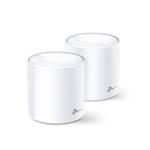TP-Link Deco X60 (2-pack), AX3000 Whole-Home Mesh Wi-Fi System, Wi-Fi 6, Qualcomm 1GHz Quad-core CPU, 2402Mbps at 5GHz+57