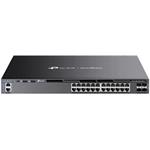 TP-Link SG6428XHP, Omada 24portový gigabitový stohovatelný L3 řízený PoE+ switch se 4 sloty 10G