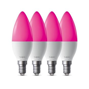 TP-Link Tapo L430C(4-pack), Chytrá vícebarevná žárovka E14