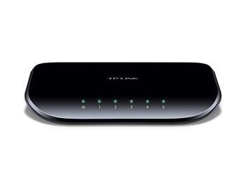 TP-Link TL-SG1005D, 5 port Gigabit mini Desktop Switch, 5x 10/100/1000M RJ45 ports, plastic case