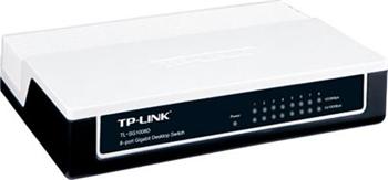 TP-Link TL-SG1008D, 8 port Gigabit mini Desktop Switch, 8x 10/100/1000M RJ45 ports, plastic case