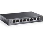 TP-Link TL-SG108E, 8 port Gigabit Easy Smart Switch, 8x 10/100/1000M RJ45, IGMP, MTU, Tag-Based, VLAN, QoS, steel case