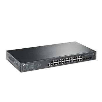 TP-Link TL-SG3428X-UPS, switch s 24 gigabitovými porty, 4 sloty 10GE SFP+ a záložním UPS napájením