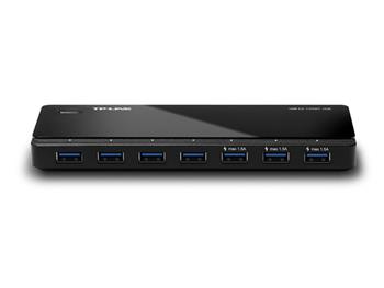 TP-Link UH700, USB 3.0, 7 portový Hub, desktop prevedenie, napájací adaptér 12V/2.5A
