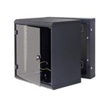 Triton 19" rozvaděč dvoudílný 12U/500mm vylamovací otvor pro ventilátor, černý