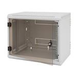 Triton 19" rozvaděč jednodílný 4U/400mm vylamovací otvor pro ventilátor RAL7035, šedá