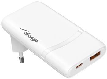TRX USB Nabíječka AK-CH-31 USB-A + USB-C PD 5-20V / max. 3.25A 65W Quick Charge 4+ GaN