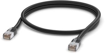 UBNT UACC-Cable-Patch-Outdoor-1M-BK, Venkovní UniFi patch kabel, 1m, Cat5e, černý