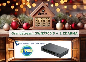 VÁNOCE - akční nabídka Grandstream GWN7700 5 + 1 ZDARMA