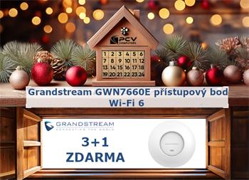 VÁNOCE - akční nabídka GWN7660E 3+1 ZDARMA