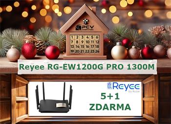 VÁNOCE -akční nabídka Reyee RG-EW1200G PRO 1300M 5+1 ZDARMA