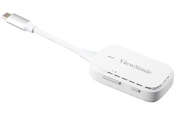 Viewsonic PJ-WPD-700 Wireless dongle (Tx + Rx) for USB type-C @Tx and HDMI+USB type A (charging) @Rx