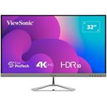 ViewSonic VX3276-4K-MHD-2 32" 16:9, 3840 x 2160  VA monitor,60Hz,8 bit colour, 2 HDMI, DP, Mini  DP, speakers. stříbrný