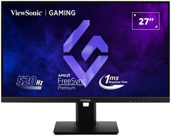 ViewSonic XG2737 27" 16:9 1920 x 1080 SuperClear® IPS, 1ms MPRT, 520Hz, 2 HDMI, DP, HDR10, výškově nastavitelný