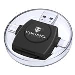 VIKING ČTEČKA PAMĚŤOVÝCH KARET V4 USB3.0 4V1 černá