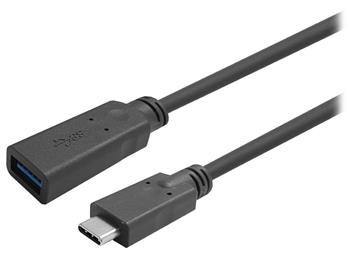 Vivolink USB-C male - A female Cable 12,5m Black