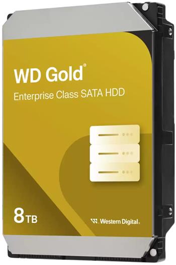 WD GOLD 8TB / WD8006FRYZ / SATA 6Gb/s / Interní / 3,5" / 7200rpm / 256MB