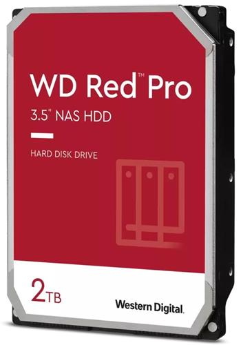 WD RED Pro 2TB / WD2002FFSX / SATA 6Gb/s / Interní 3,5" / NAS / 7200 rpm / 64MB