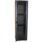 XtendLan 42U/600x1000 stojanový, černý, skleněné dveře, perforovaná záda